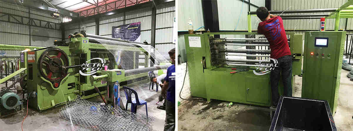 Китайская машина для производства габионной сетки